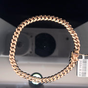 14k SOLID ROSE GOLD MIAMI CUBAN BRACELET